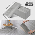 Axyaa Wood Grain Self-Adhesive Floor Strips: Peelable & Sticky for Living Room, Bedroom