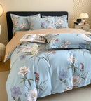 Axyaa Cotton Twill 4-Piece Set with Hot Print