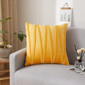 Axyaa Plush Velvet Striped Cushion Cover for Stylish Home Decor