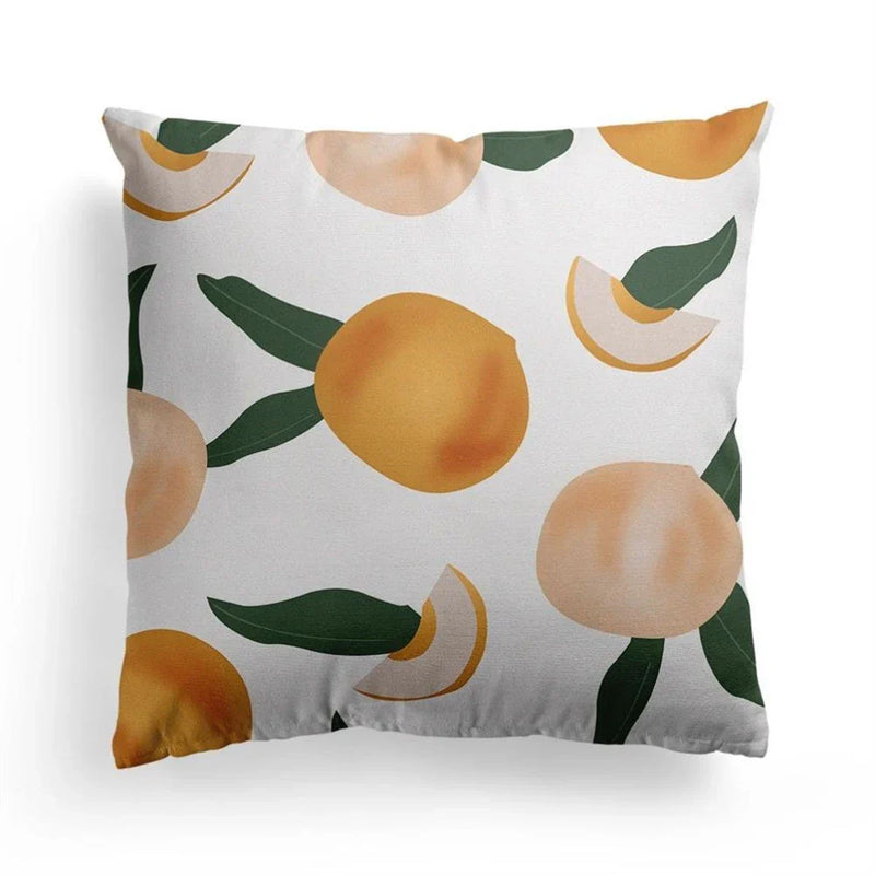 Axyaa Fresh Fruit Square Cushion Cover – Sofa and Home Decor Pillow Case