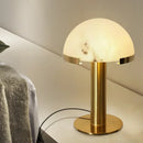 Axyaa Imitation Marble Resin Table Lamp: Postmodern Desk Light for Living Room and Bedroom
