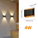 Axyaa LED Aluminum Wall Lamp for Indoor & Outdoor Lighting