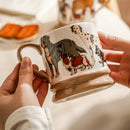 Axyaa Puppy Art 400ml Ceramic Mug
