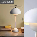 Axyaa Mushroom Shade LED Table Lamp for Home Decor and Lighting