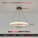 Axyaa Nordic Ring Chandelier for Living, Dining & Bedroom