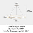Axyaa LED Chandelier Ring for Home Ceiling Decor Lighting
