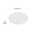 Axyaa White Ceramic Honeycomb Plate for Desserts, Snacks, Sushi & Molecular Cuisine