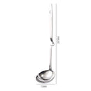 Axyaa Curved Handle Wall Hook Spoon Colander Ladle Stainless Steel Skimmer Kitchen Gadgets