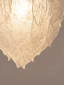 Vintage European Style Rose Bud Glass Chandelier by Axyaa - LED Pendant Light for Living Room