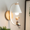 Axyaa Nordic LED Resin Wall Lamp for Modern Home Decor
