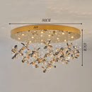 Axyaa Nordic Smart LED Ceiling Light for Home Decor - Dimmable Indoor Lighting