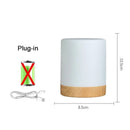 Axyaa LED Dimmable Night Light: Rechargeable Table Lamp for Bedroom Decor