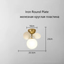 Axyaa Modern Chandelier: Macaron Warm Ceiling Light for Bedroom, Living Room, Dining Room