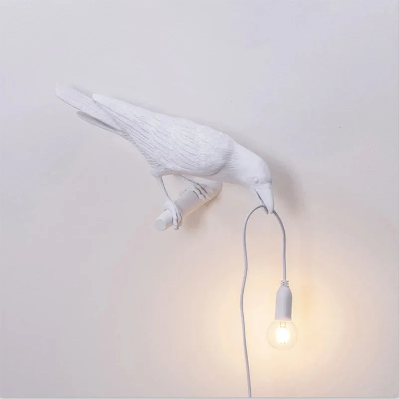 Axyaa Lively Bird Table Lamp Resin Home Decor Lighting Wall Fixture