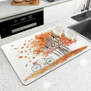 Axyaa Autumn Maple Watercolor Drying Mat