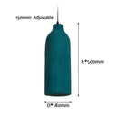 Axyaa Bottle-Shaped Green Chandelier: Small Fresh LED Light for Home, Clothing Room, or Restaurant
