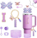 Axyaa Cup Set: Straw Topper, Boot, Stoppers, Handle Charms, Sticker for 30oz 40oz Tumbler