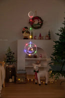 Axyaa LED Xmas Window Lights - Battery Operated for Christmas Parties, Weddings & Garden Decor