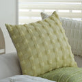 Axyaa Green Polyester Cushion Cover 45X45 Cute Throw Pillowcase Sofa Decor