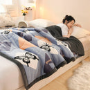 Axyaa Cozy Faux Lambswool Winter Weighted Blanket - Double Sided Plush Quilt