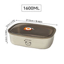Axyaa Stainless Steel Lunch Box with Lid - Portable & Microwave Safe
