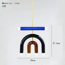 Axyaa Rainbow Chandelier LED Pendant Lamp Modern Nordic U-shaped Design