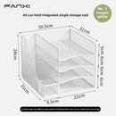 Axyaa Desktop Metal File Rack & Book Stand for Office Organization