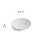 Axyaa Stone Pattern Ceramic Dinner Plate Molecular Cuisine Specialty Tableware