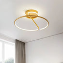 Axyaa Modern LED Ceiling Light for Bedroom and Living Room Eye Protection Warm Dimmable Lamp