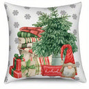 Axyaa Believe Merry Christmas Let It Show Cushion Cover for Sofa Bedroom Car