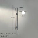 Axyaa Circular Iron UFO LED Wall Lamp for Nordic Living Room, Bedroom & Study