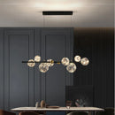 Axyaa Nordic Glass Globe Pendant Lights with 3 Changeable LEDs