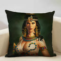 Axyaa African Women Design Linen Cushion Cover 45x45cm