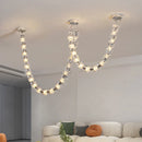 Axyaa Modern Pendant Chandelier for Living Room - LED Ceiling Lamp Dining Room Lighting