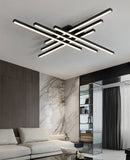 Axyaa Modern Line Ceiling Lamp LED Strip Lights for Living Room Bedroom Kitchen