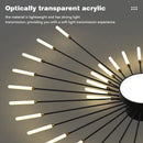 Axyaa Modern LED Chandelier - Fireworks Decorative Lights for Dining & Living Room