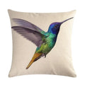 Axyaa Palm Bird Linen Cushion Cover - 45x45cm