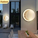 Axyaa Moon Wall Lamp: Luxury Nordic Light for Bedside, Staircase, or Entrance