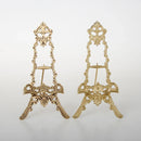 Axya Metal Plate Holder Display Rack Gold Easel Desktop Organizer