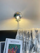 Axyaa Modern Designer Silvery Wall Lamp for Hotel Restaurant Art Deco Decor