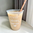 Axyaa 470ml Plastic Straw Coffee Cup: Reusable and Portable Transparent Drinking Cup