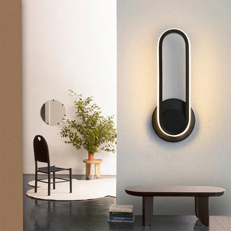 Axya LED Wall Light: Modern Rotatable Lighting Fixture for Indoor Spaces