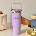 Axyaa 30oz Insulated Water Bottle Hot & Cold Drinks Travel Mug Thermos