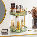 Axyaa Rotating Makeup Organizer Shelf - 360 Spinning Cosmetic Storage Vanity Holder
