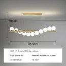 Axyaa Glass Ball LED Chandelier for Home Decor