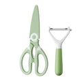 Axyaa Panda Peeler Scissors & Knife Set - Stainless Steel, Multifunctional Kitchen Tools