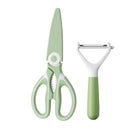 Axyaa Panda Peeler Scissors & Knife Set - Stainless Steel, Multifunctional Kitchen Tools