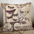 Axyaa Butterfly Printed Couch Cushion Cover 45x45cm Home Decor Pillowcase