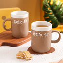 Axyaa Coarse Pottery Ceramic Cup Set | Creative Design High-value Water Mug