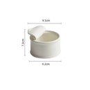 Axyaa Ceramic Pudding Bowl Set - Solid Color Soup Basins & Dessert Plates